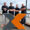 Vier Personen hinter dem lexoffice X Logo