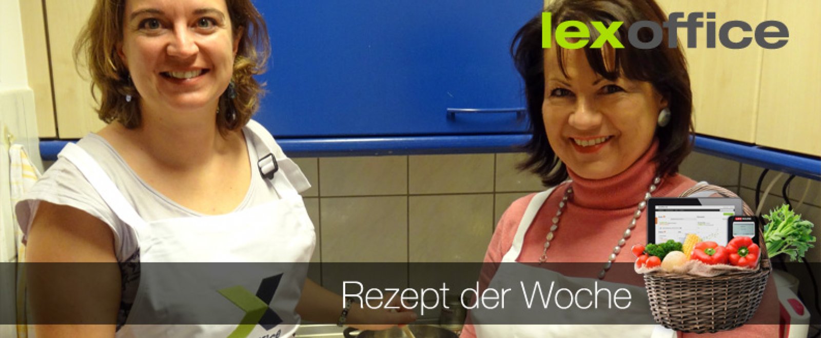 Rezept der Woche: Elke von Harsdorf und Friederike Floth von PR von Harsdorf aus dem lexoffice-Team