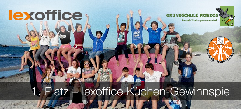 Grundschule Prieros - 1. Platz beim lexoffice Küchen-Gewinnspiel