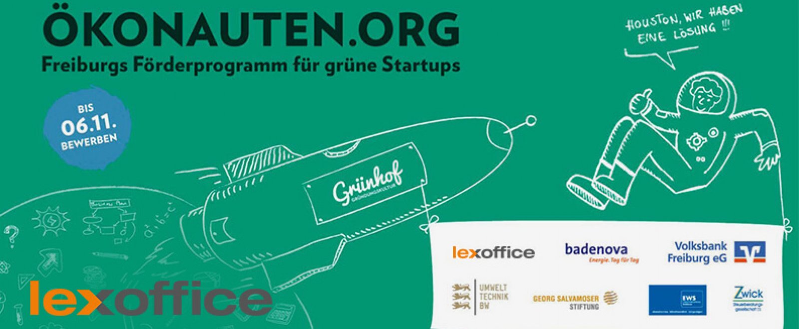lexoffice ist Partner des Ökonauten Förderprogramms für Start-ups