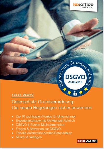 lexoffice E-Book Download zur DSGVO