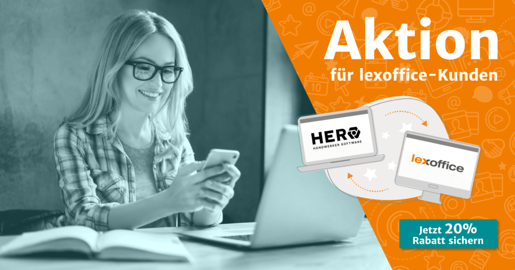 lexoffice Service-News: Partner HERO
