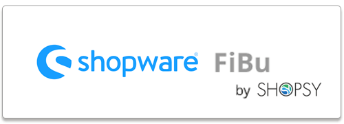 Logo Shopware, FiBu, Shopsy