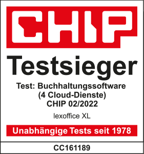 Chip Testsieger Buchhaltungssoftware Siegel
