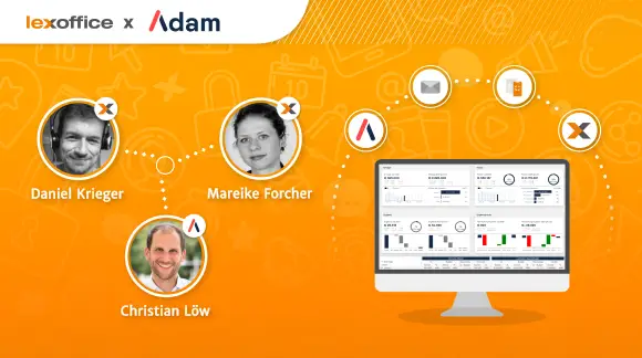 Automatisierte Buchhaltung & Controlling - lexoffice und Adam